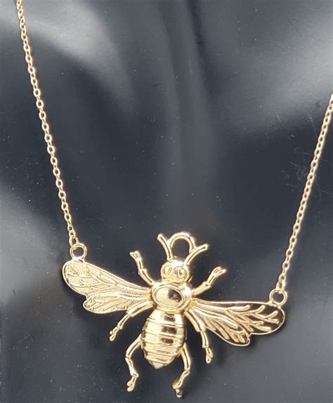 gucci bee necklace mens|gucci bumble bee earrings.